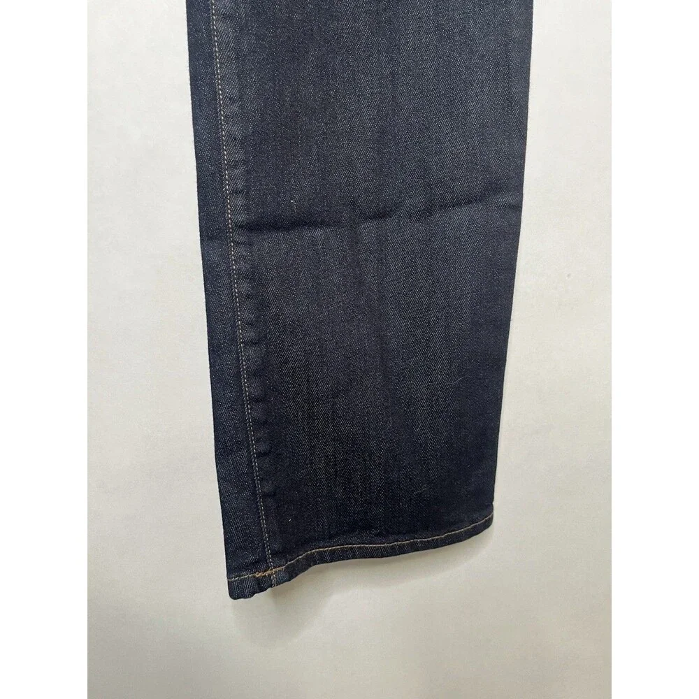 Eddie Bauer Jeans Women 12L Curve Slim Straight Long Tall Dark Wash